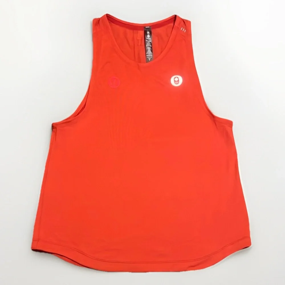 NWOT Lululemon Men’s Red Olympic Pan American Team Tank Top sz M - Picture 1 of 9
